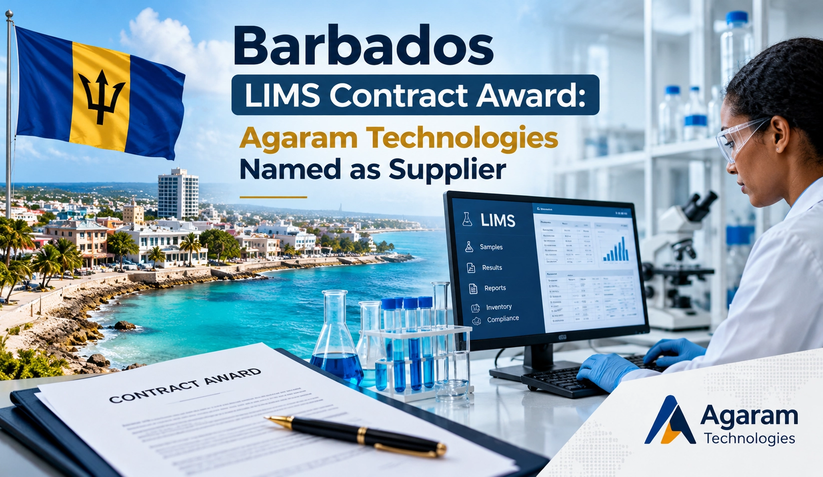 Barbados LIMS Contract Award: Agaram Technologies Named as Supplier